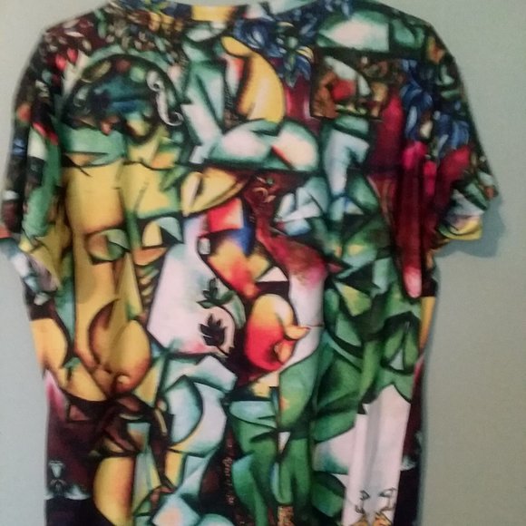 Short-sleeve, multi-colored top - Picture 2 of 4
